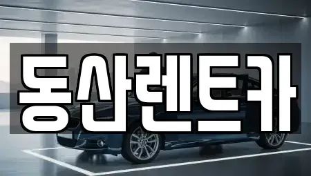 경기도 성남시 중원구 하대원동 단기렌트카 전문 동산렌트카