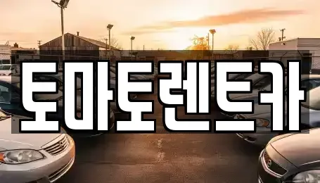 경기도 성남시 중원구 하대원동 렌트카 전문 토마토렌트카