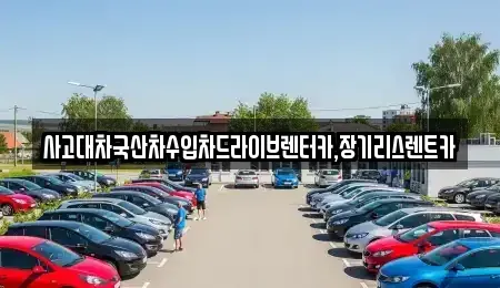 경기도 시흥시 계수동 렌트카 전문 사고대차국산차수입차드라이브렌터카,장기리스렌트카