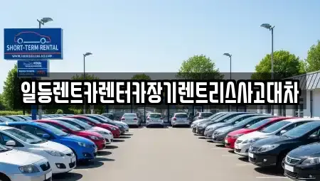경기도 시흥시 계수동 렌트카 전문 일등렌트카렌터카장기렌트리스사고대차