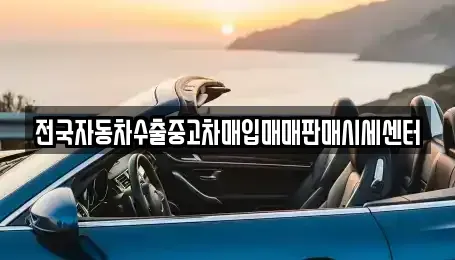 경기도 시흥시 계수동 중고차매입 전문 전국자동차수출중고차매입매매판매시세센터