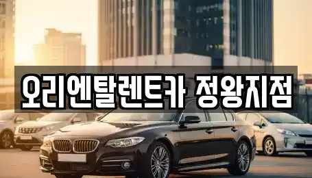 경기도 시흥시 렌트카 전문 오리엔탈렌트카 정왕지점