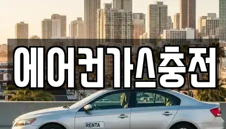 경기도 시흥시 미산동 중고차 전문 에어컨가스충전