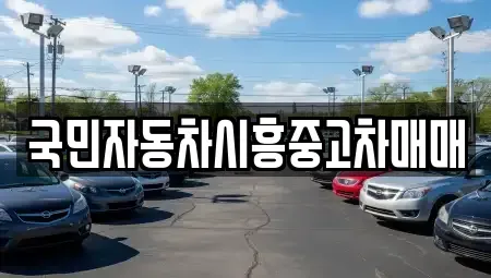 경기도 시흥시 중고차매매 전문 국민자동차시흥중고차매매