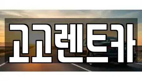 경기도 안산시 상록구 이동 렌트카 전문 고고렌트카