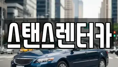 경기도 안산시 상록구 이동 장기렌트카 전문 스탠스렌터카