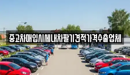 경기도 안성시 금광면 중고차매입 전문 중고차매입시세내차팔기견적가격수출업체