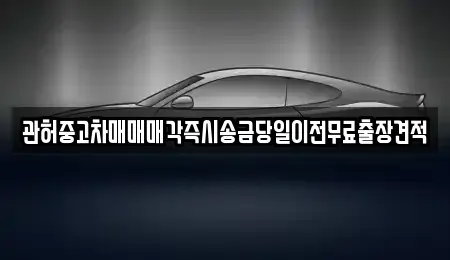 경기도 안성시 금석동 중고차 전문 관허중고차매매매각즉시송금당일이전무료출장견적