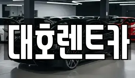경기도 안성시 봉산동 렌트카 전문 대호렌트카