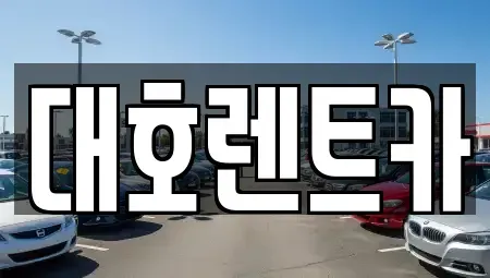 경기도 안성시 신흥동 렌트카 전문 대호렌트카