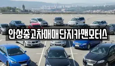 경기도 안성시 신흥동 중고차 전문 안성중고차매매단지카맨모터스