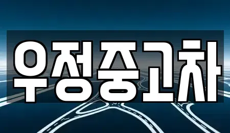 경기도 양주시 율정동 중고차 전문 우정중고차