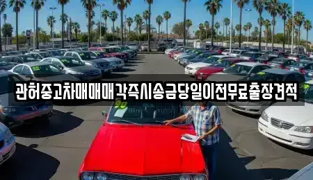 경기도 양주시 회암동 중고차 전문 관허중고차매매매각즉시송금당일이전무료출장견적