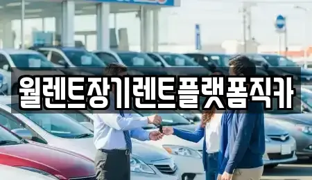 경기도 양평군 강상면 장기렌트카 전문 월렌트장기렌트플랫폼직카