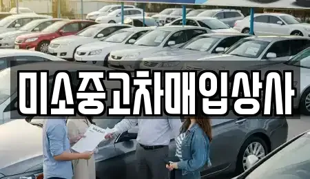 경기도 양평군 강상면 중고차매입 전문 미소중고차매입상사
