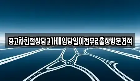 경기도 양평군 단월면 중고차매입 전문 중고차친절상담고가매입당일이전무료출장방문견적