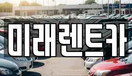 경기도 오산시 서랑동 렌트카 전문 미래렌트카
