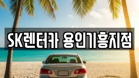 경기도 용인시 기흥구 보라동 장기렌트카 전문 SK렌터카 용인기흥지점