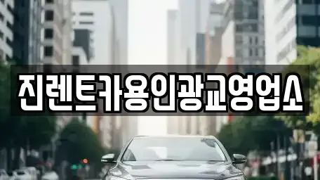 경기도 용인시 처인구 마평동 렌트카 전문 진렌트카용인광교영업소