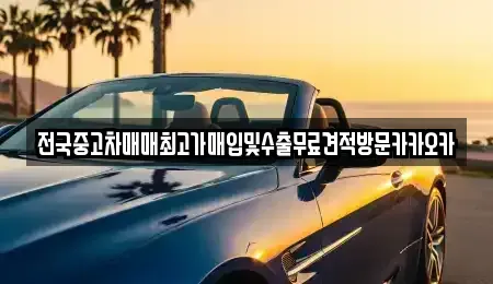 경기도 이천시 부발읍 중고차매입 전문 전국중고차매매최고가매입및수출무료견적방문카카오카