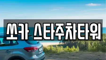 경기도 평택시 동삭동 렌트카 전문 쏘카 스타주차타워