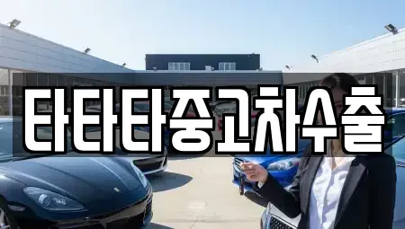 경기도 포천시 영중면 중고차매매 전문 타타타중고차수출