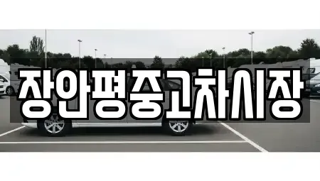 경기도 하남시 춘궁동 중고차 전문 장안평중고차시장