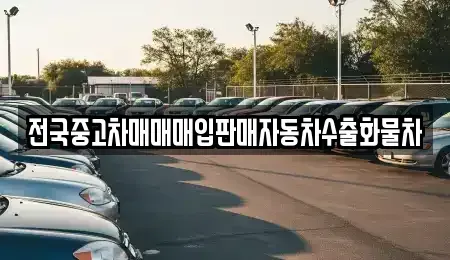 경기도 화성시 남양읍 중고차매입 전문 전국중고차매매매입판매자동차수출화물차