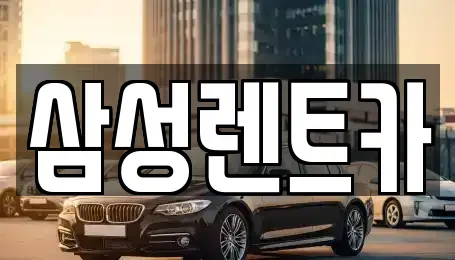 경남 남해군 렌트카 전문 삼성렌트카