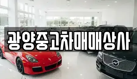 경남 사천시 벌리동 중고차매매 전문 광양중고차매매상사