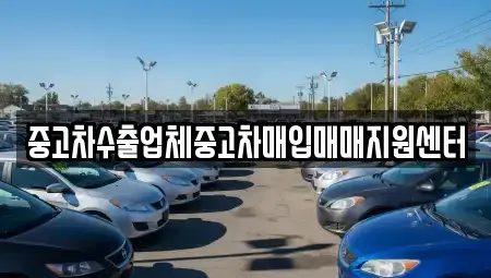 경남 창원시 마산합포구 대외동 중고차매매 전문 중고차수출업체중고차매입매매지원센터