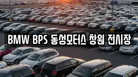 경남 창원시 마산회원구 봉암동 중고차 전문 BMW BPS 동성모터스 창원 전시장