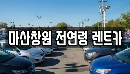 경남 창원시 마산회원구 회원동 렌트카 전문 마산창원 전연령 렌트카