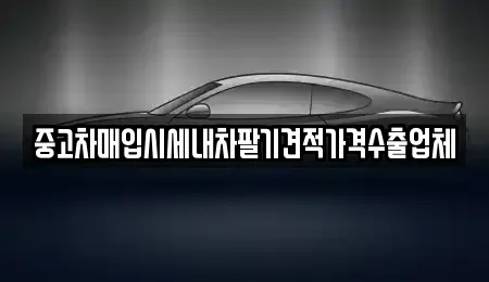 경남 창원시 마산회원구 회원동 중고차매입 전문 중고차매입시세내차팔기견적가격수출업체