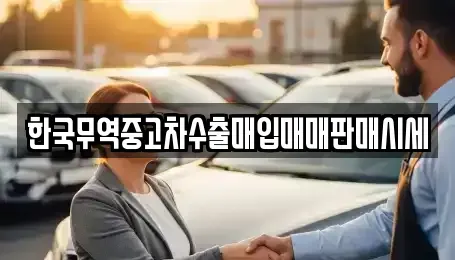경남 창원시 의창구 소계동 중고차매입 전문 한국무역중고차수출매입매매판매시세