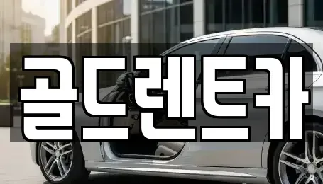 경남 창원시 의창구 퇴촌동 렌트카 전문 골드렌트카