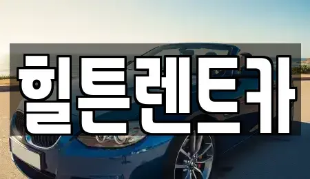 경남 창원시 진해구 풍호동 렌트카 전문 힐튼렌트카