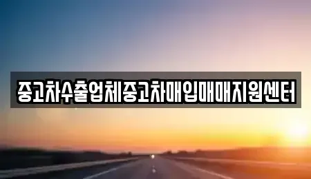 경남 창원시 진해구 풍호동 중고차매입 전문 중고차수출업체중고차매입매매지원센터