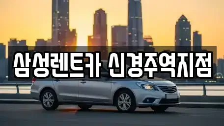경북 경주시 건천읍 렌트카 전문 삼성렌트카 신경주역지점