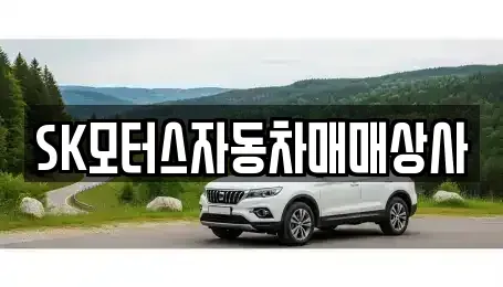경북 경주시 건천읍 중고차 전문 SK모터스자동차매매상사
