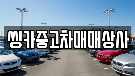 경북 경주시 건천읍 중고차 전문 씽카중고차매매상사