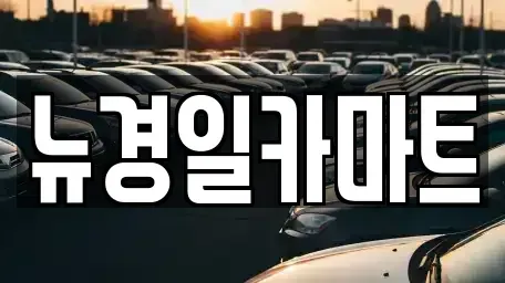 경북 김천시 대광동 중고차매매 전문 뉴경일카마트