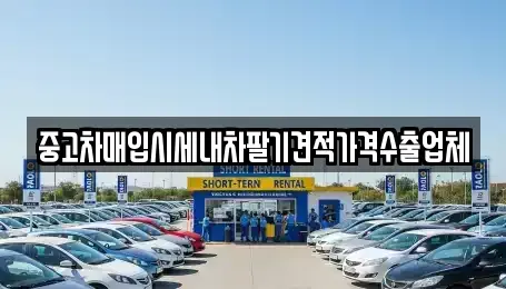 경북 김천시 대광동 중고차매매 전문 중고차매입시세내차팔기견적가격수출업체