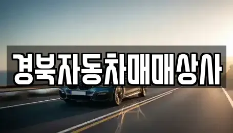 경북 김천시 황금동 중고차매매 전문 경북자동차매매상사