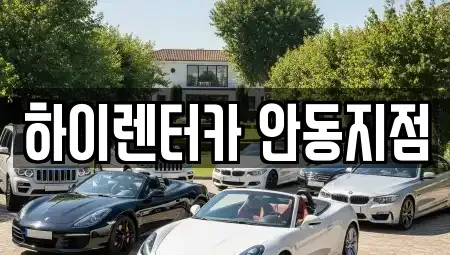 경북 안동시 법흥동 렌트카 전문 하이렌터카 안동지점