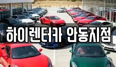 경북 안동시 신세동 렌트카 전문 하이렌터카 안동지점