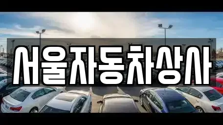 경북 영천시 조교동 중고차 전문 서울자동차상사