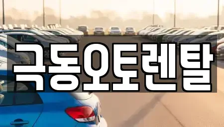 경북 포항시 북구 남빈동 렌트카 전문 극동오토렌탈