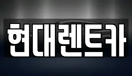 경북 포항시 북구 덕수동 렌트카 전문 현대렌트카