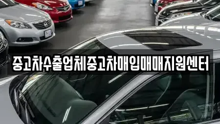 경상남도 사천시 동동 중고차매입 전문 중고차수출업체중고차매입매매지원센터